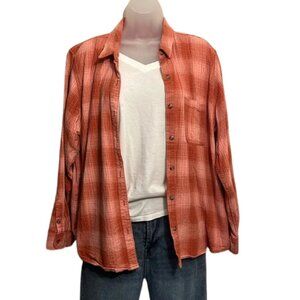 Target Pink Flannel Button Down